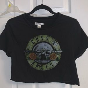Guns N Roses crop top
